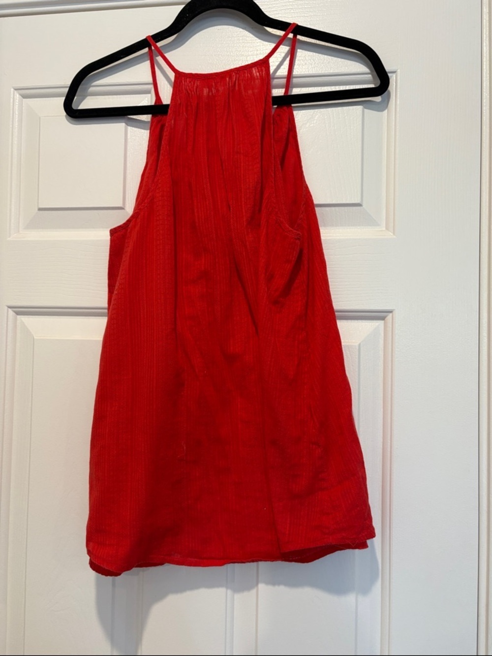 Melrose and Market Red Tassel Spaghetti Strap Tank size Large - Picture 5 of 7